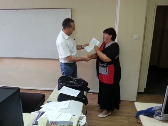 Dodeljeni sertifikati Programa stalnog stručnog usavr&scaron;avanja nastavnika srednjih &scaron;kola - &bdquo;Moodle servis za E-učenje"