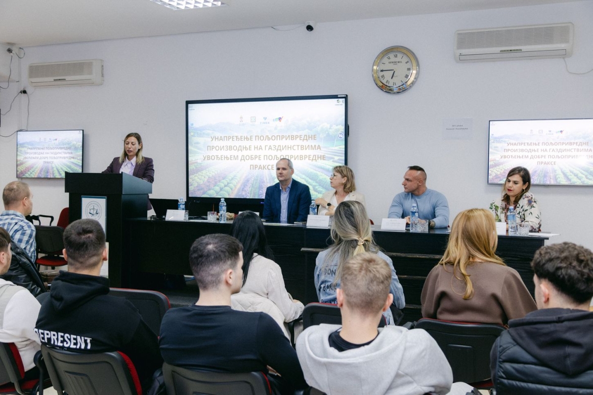 Predstavljeni rezultati projekta &bdquo;Unapređenje poljoprivredne proizvodnje na gazdinstvima uvođenjem dobre poljoprivredne prakse&ldquo;